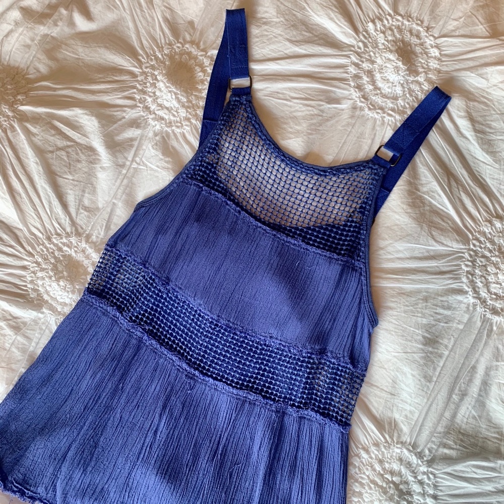 Free people mesh tank 💜